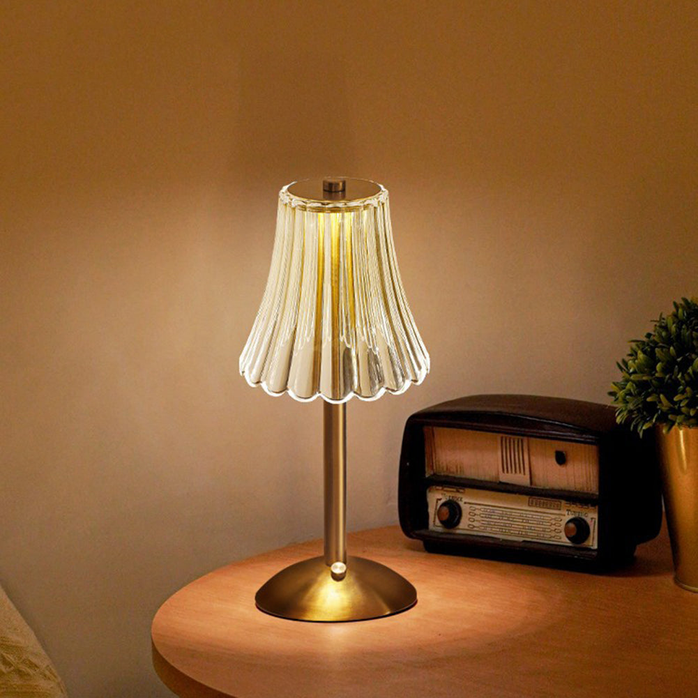 LED retro tafellamp USB oplaadbaar