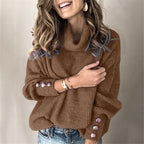 Sweater met knoopjes voor dames