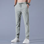 Regular-fit stretch broek voor heren