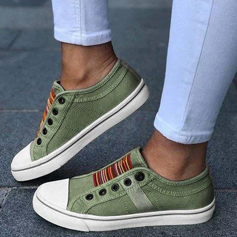 Canvas sneakers voor dames