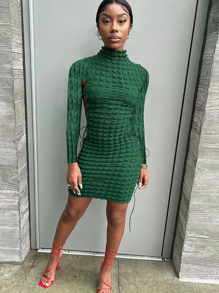 Jurk met cut-out Serafina