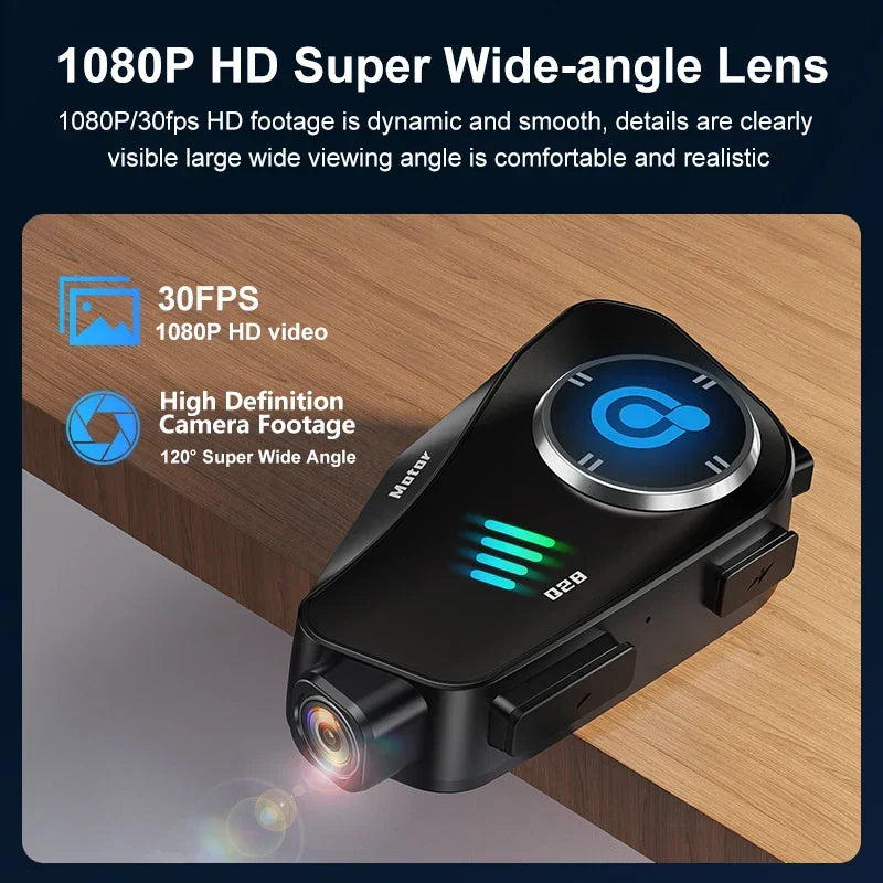 Bluetooth motorrijdershelm camera 1080P HD