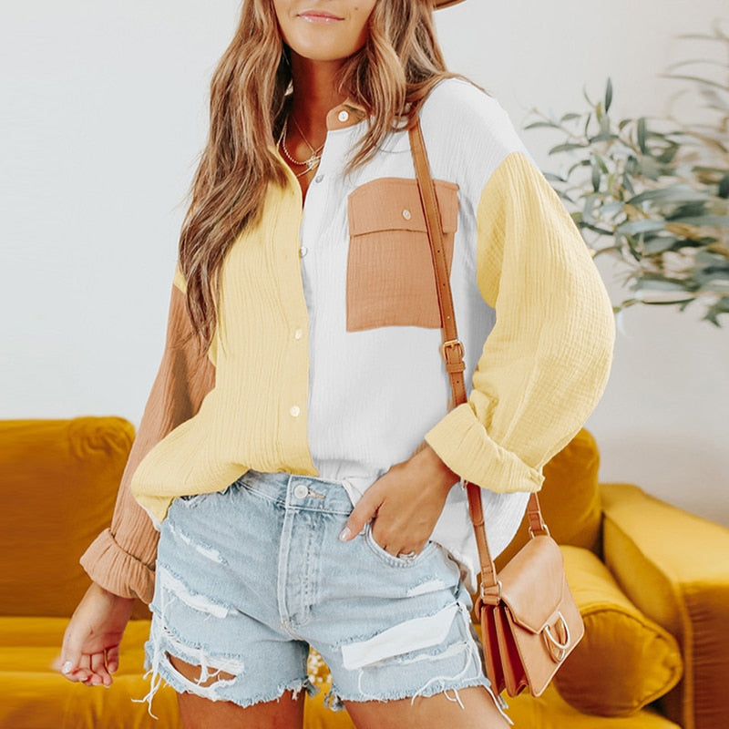 Blouse Lori in zomerkleuren