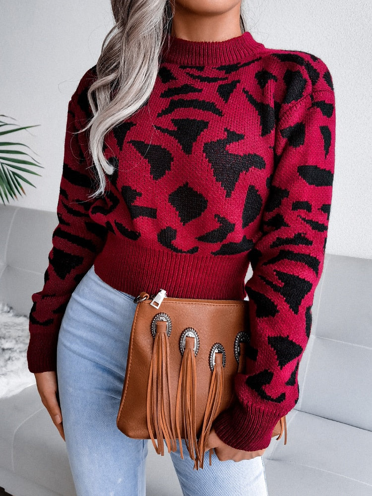 Sweater met jaguar print voor dames