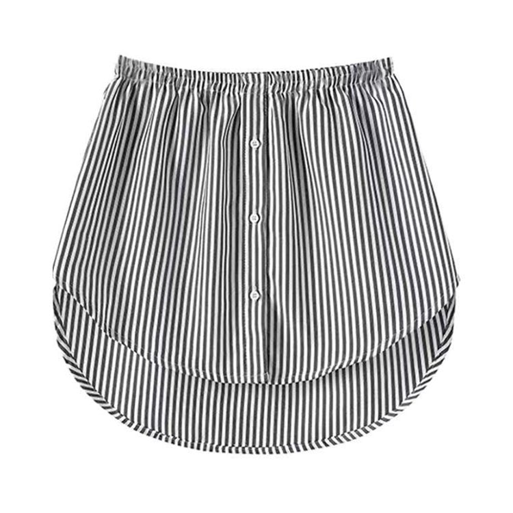 Dames shirtverlenger met elastische tailleband