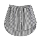 Dames shirtverlenger met elastische tailleband