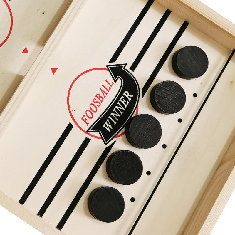 2-in-1 tafelvoetbal & sjoelplezier