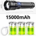 Oplaadbare 10000 lumen LED zaklamp
