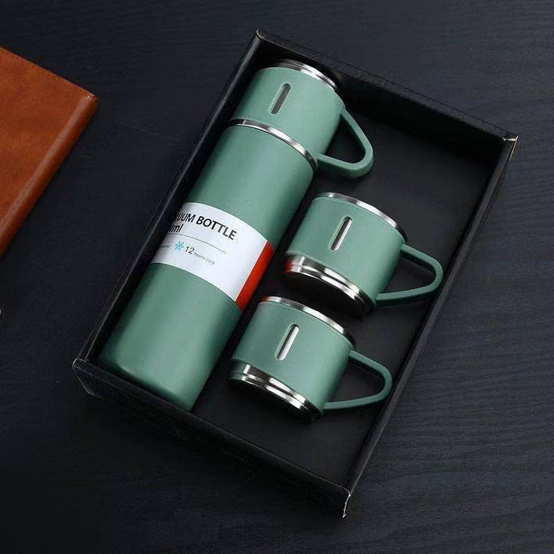 RVS-thermosfles van 500 ml met bekerdop