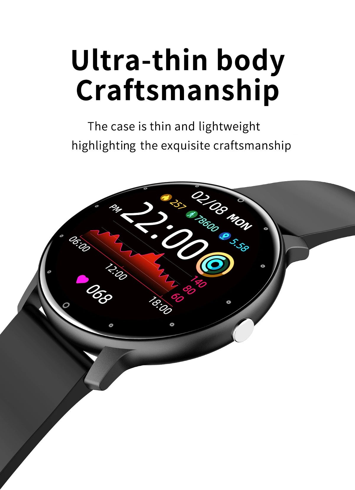 Ultradunne smartwatch