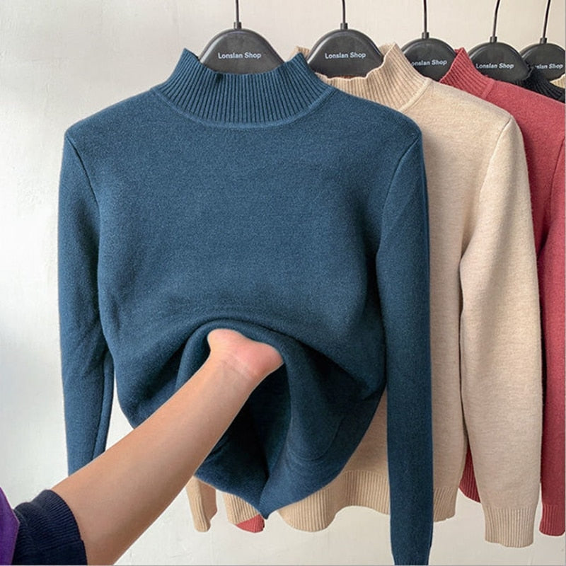 Gevoerde sweater voor dames