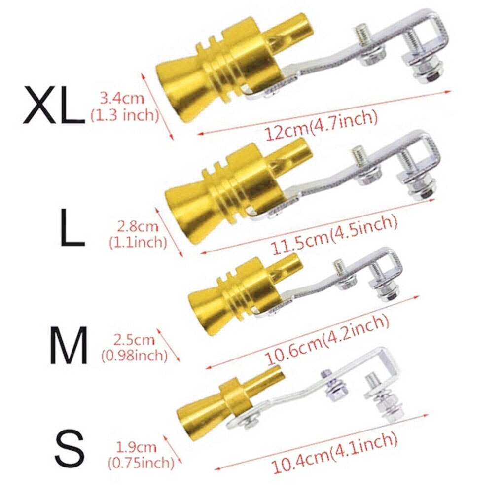 Turbo sound whistle – uitlaatpijp fluit