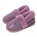 Warme winterpantoffels met imitatiebont