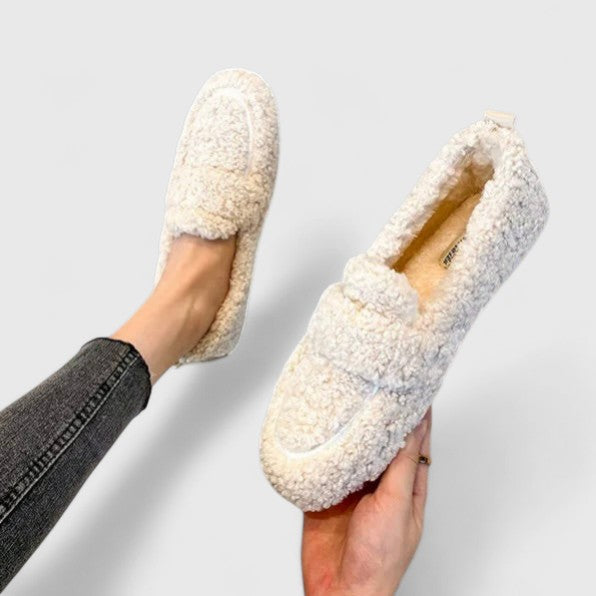 Damesloafers met rubberen zool