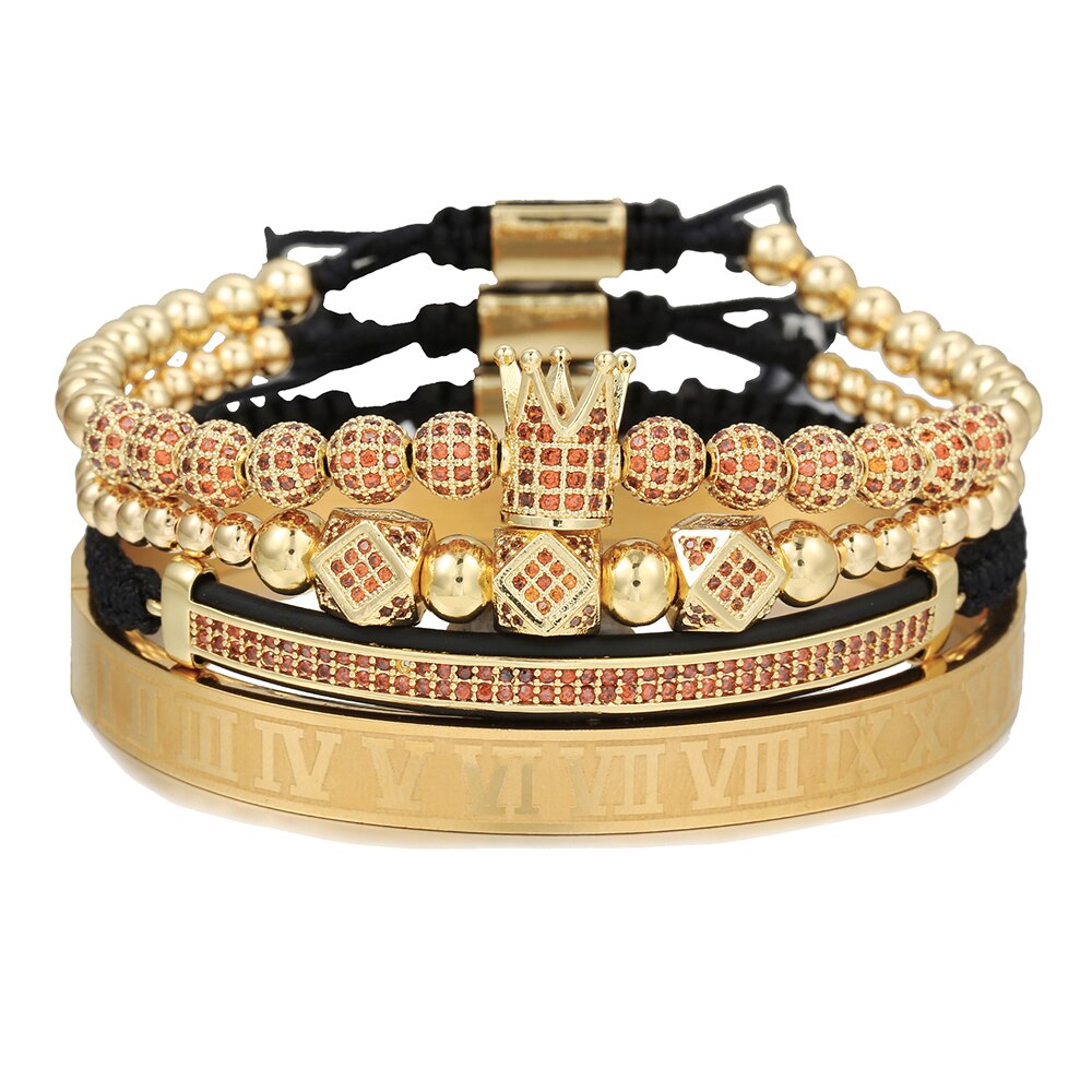 Gevlochten armband I am queen