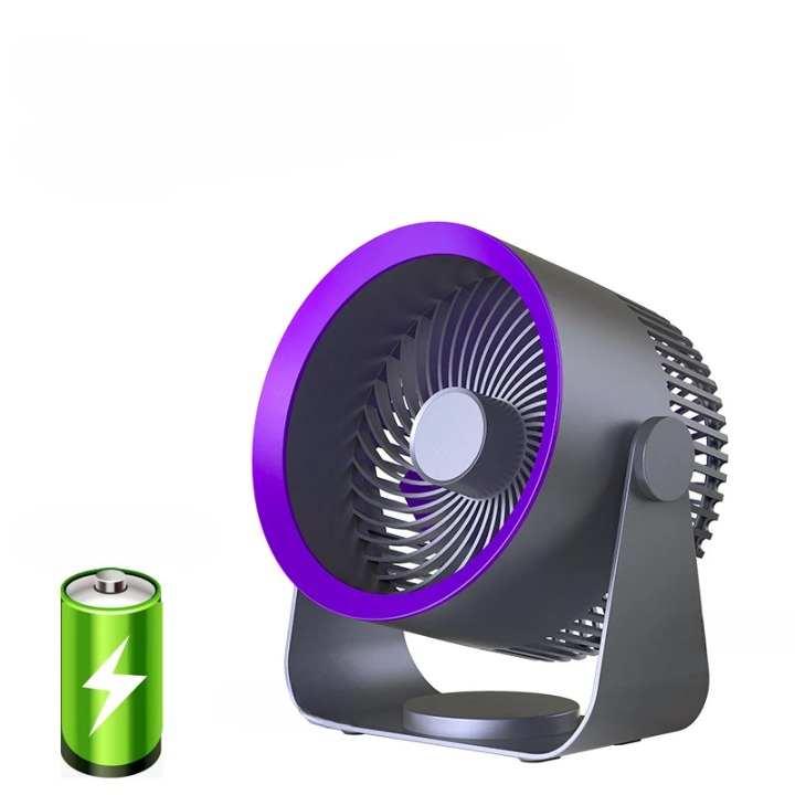 Multifunctionele elektrische ventilatorcirculator met 4000mAh batterij