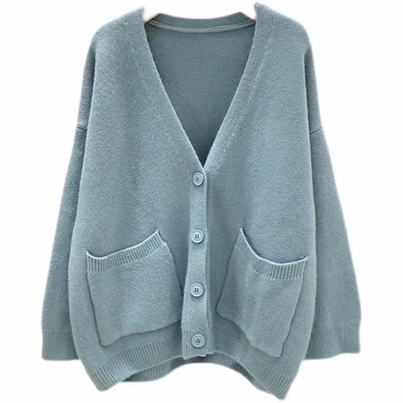 Vest met V-hals