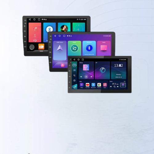 Universele android auto stereo met touchscreen, GPS en draadloze carplay