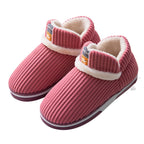 Warme winterpantoffels met imitatiebont