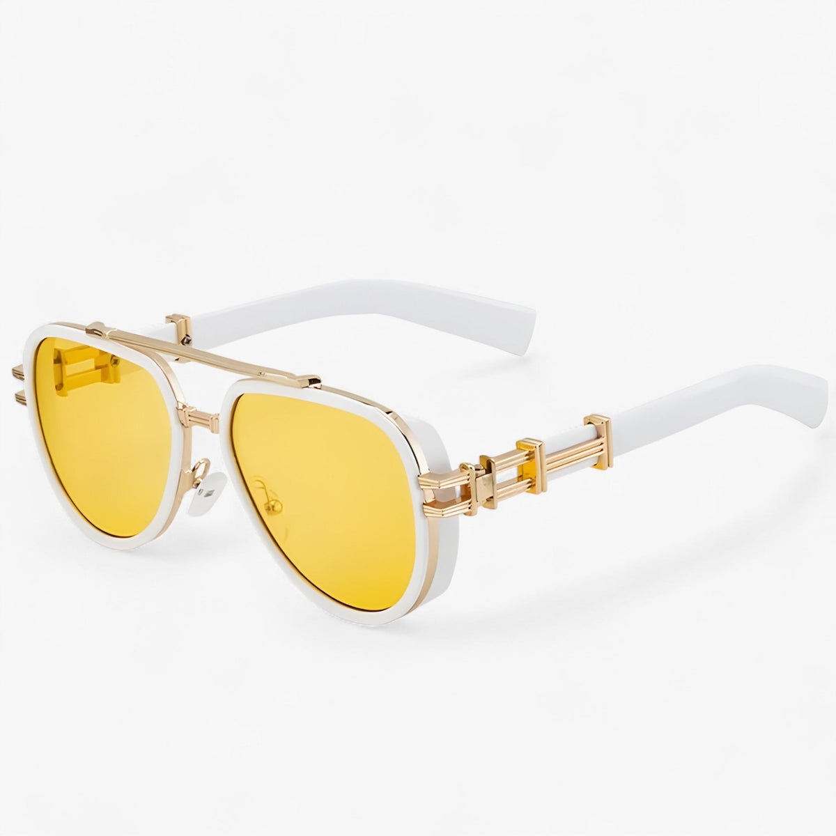Oversized steampunk zonnebril met gepolariseerde glazen — afbeelding 33