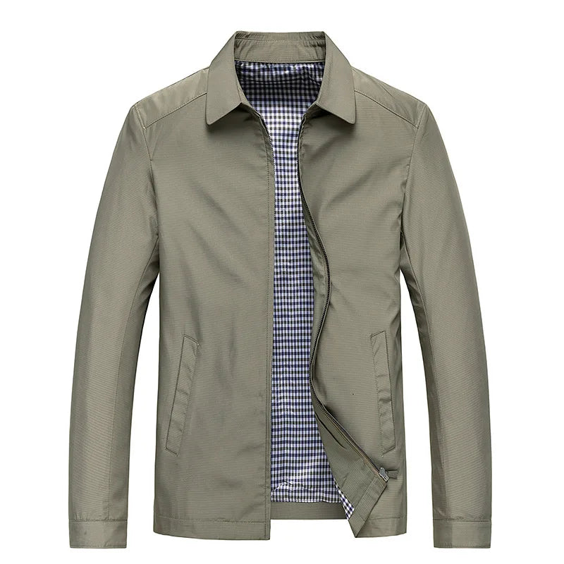 Dunne herenjas met zakelijk design