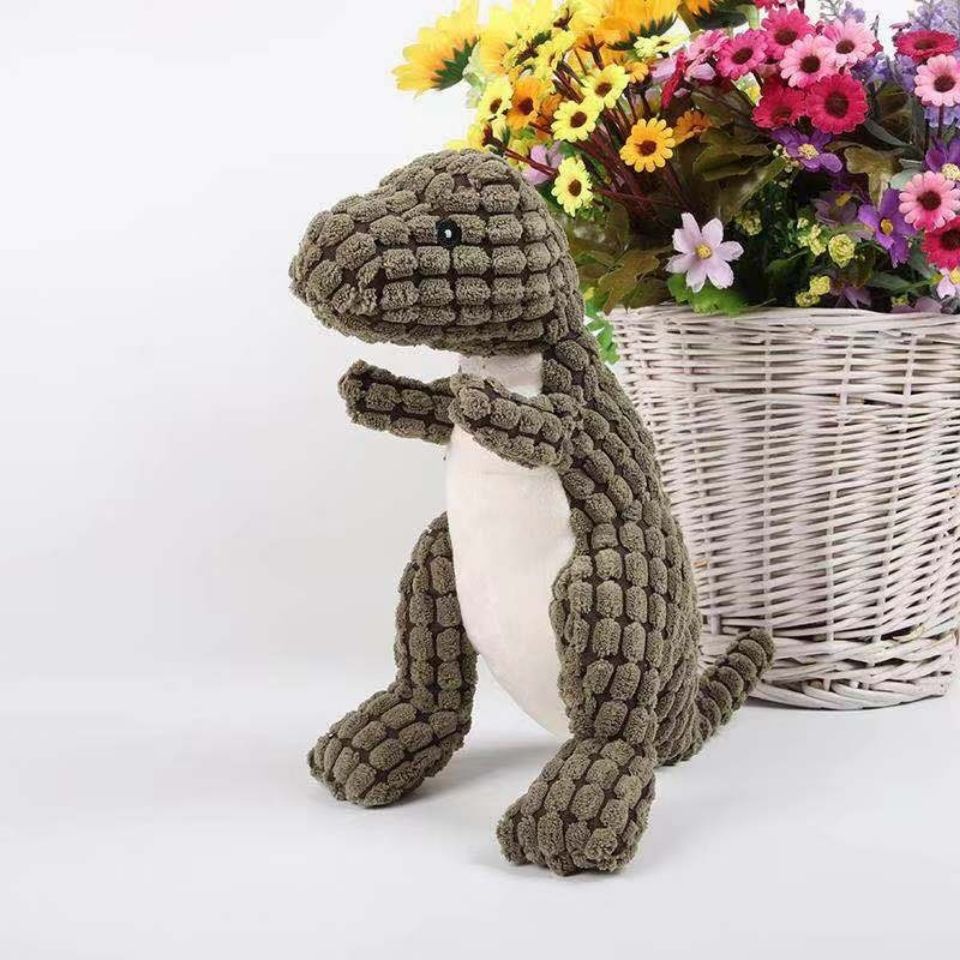 Zachte knuffeldinosaurus voor huisdieren