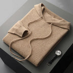 Heren hoodie van merinowol