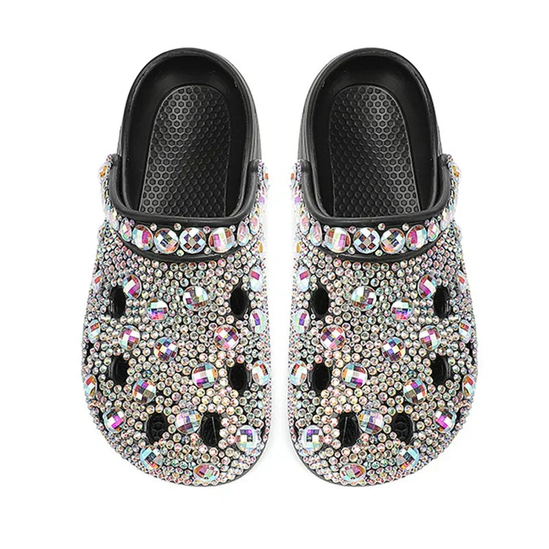 Kristalversierde zomer dames slippers van EVA — afbeelding 16