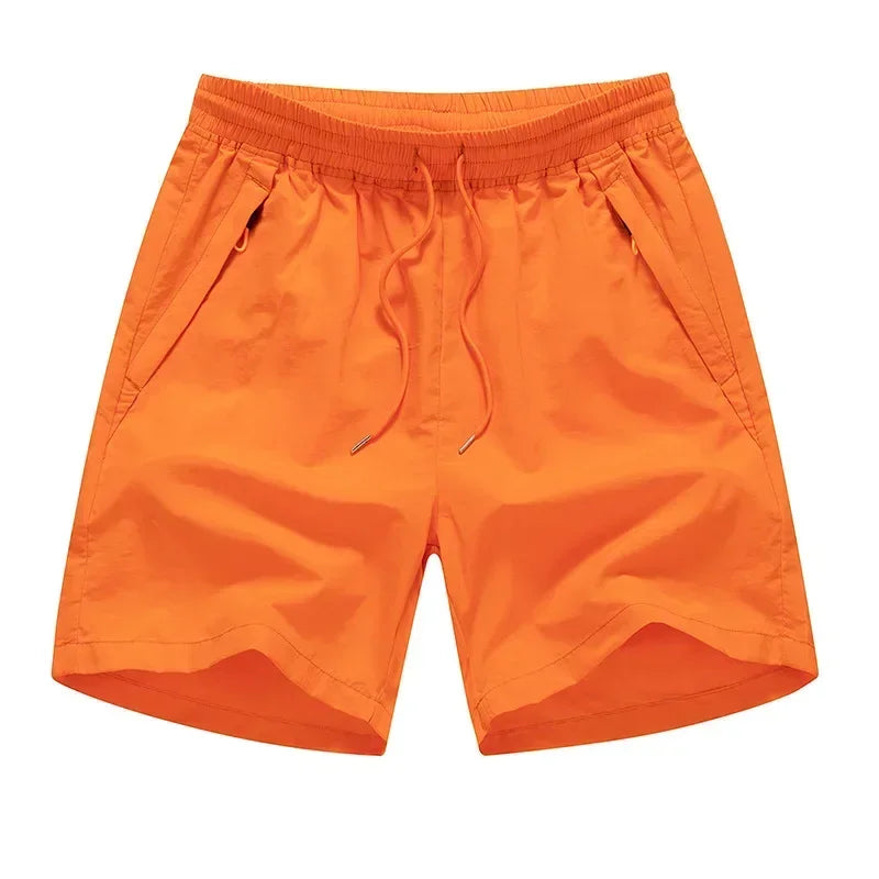 Heren hardloopshorts met mesh binnenbroekje en ritszakken