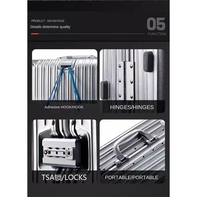 Aluminium-Magnesium hardshell koffer