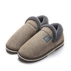Warme winterpantoffels met imitatiebont