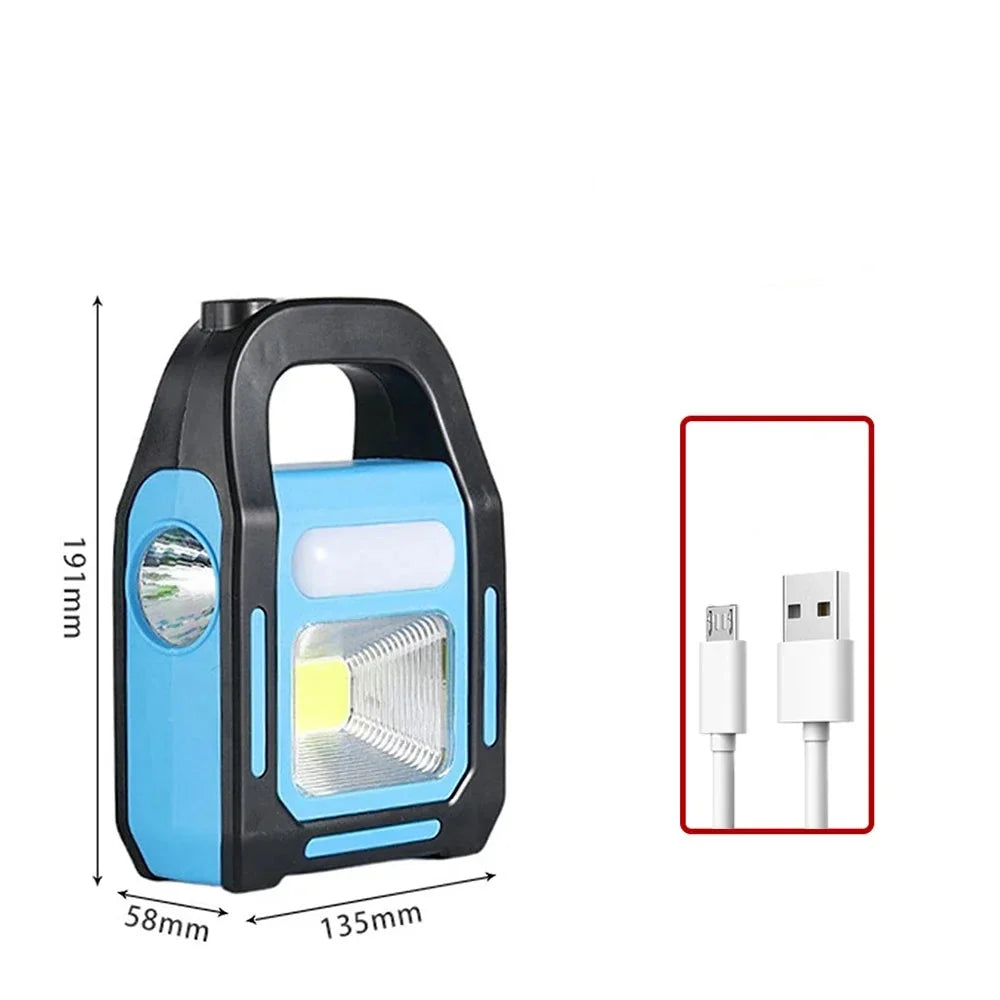 Oplaadbare USB campinglantaarn met powerbank