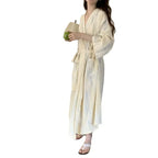 Casual dames zomer badjas met kimono-design