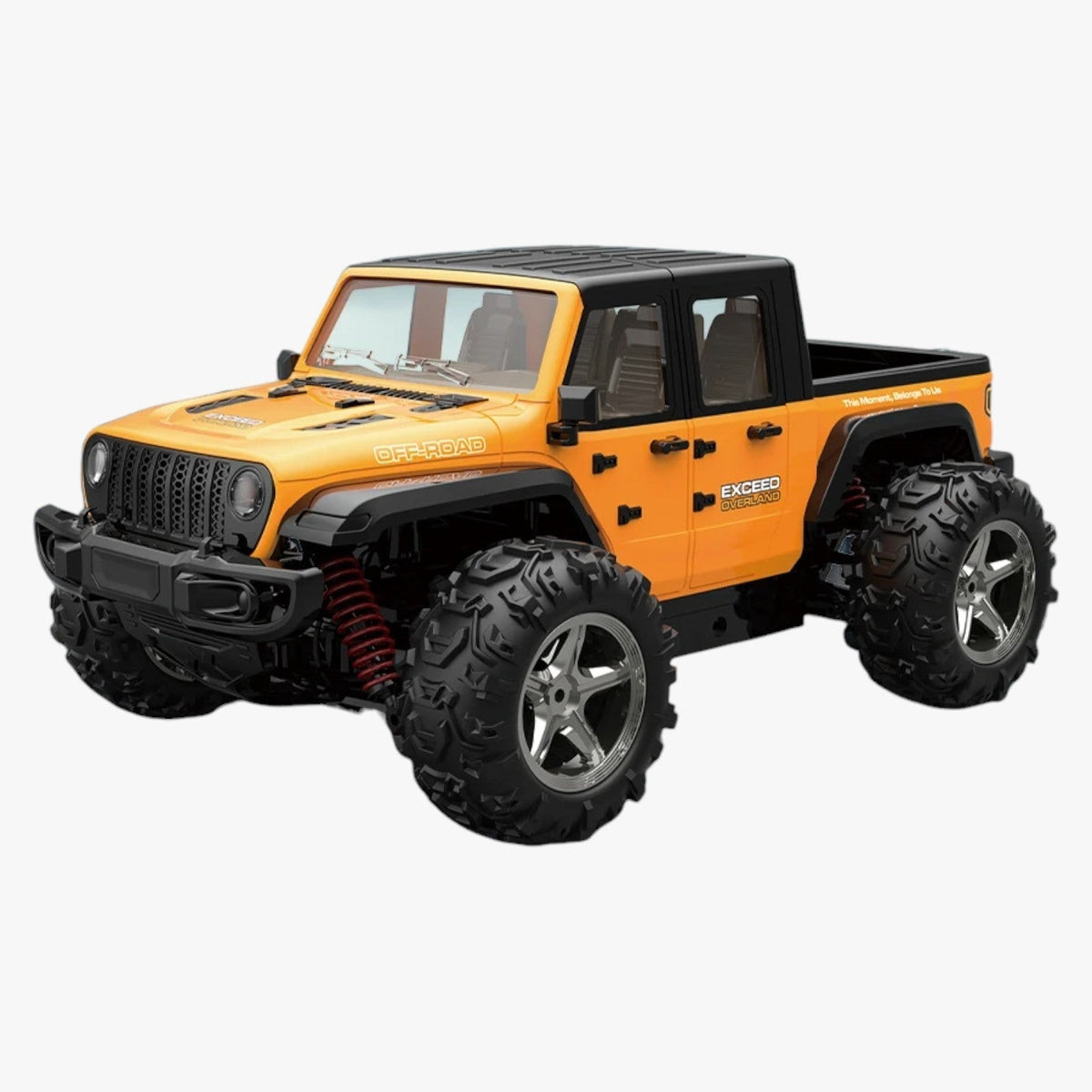 RC-offroadvoertuig met vierwielaandrijving