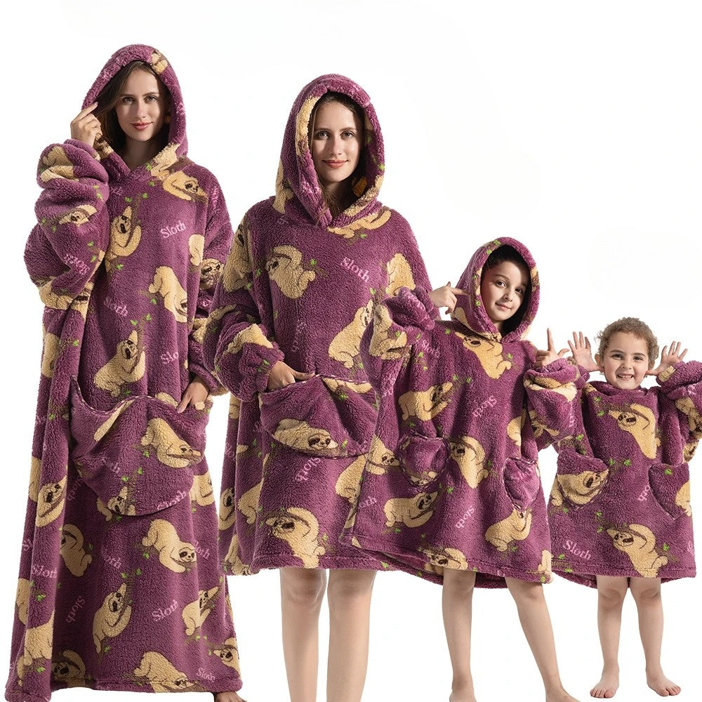 Hoodie-Deken voor herfst gezelligheid