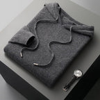 Heren hoodie van merinowol