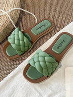 Sandalen met gevlochten banden