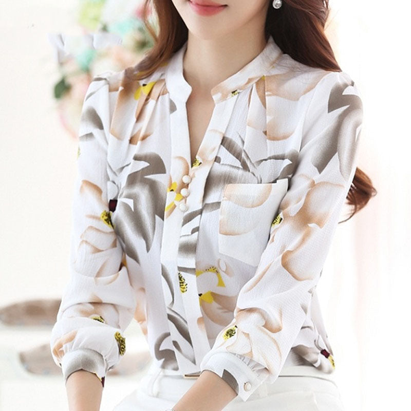 Chiffon blouse voor dames