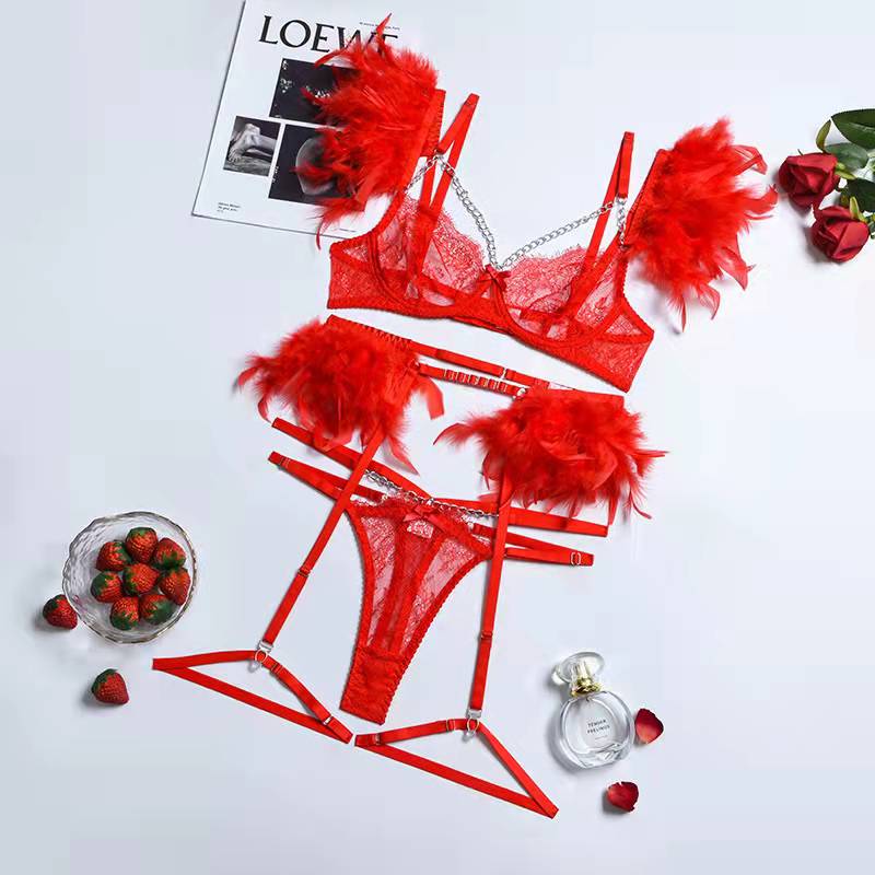 Mirella 3-delige lingerieset