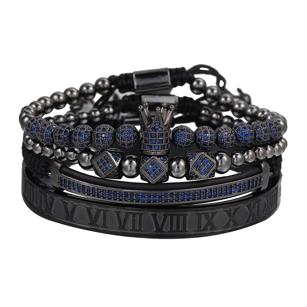 Gevlochten armband I am queen
