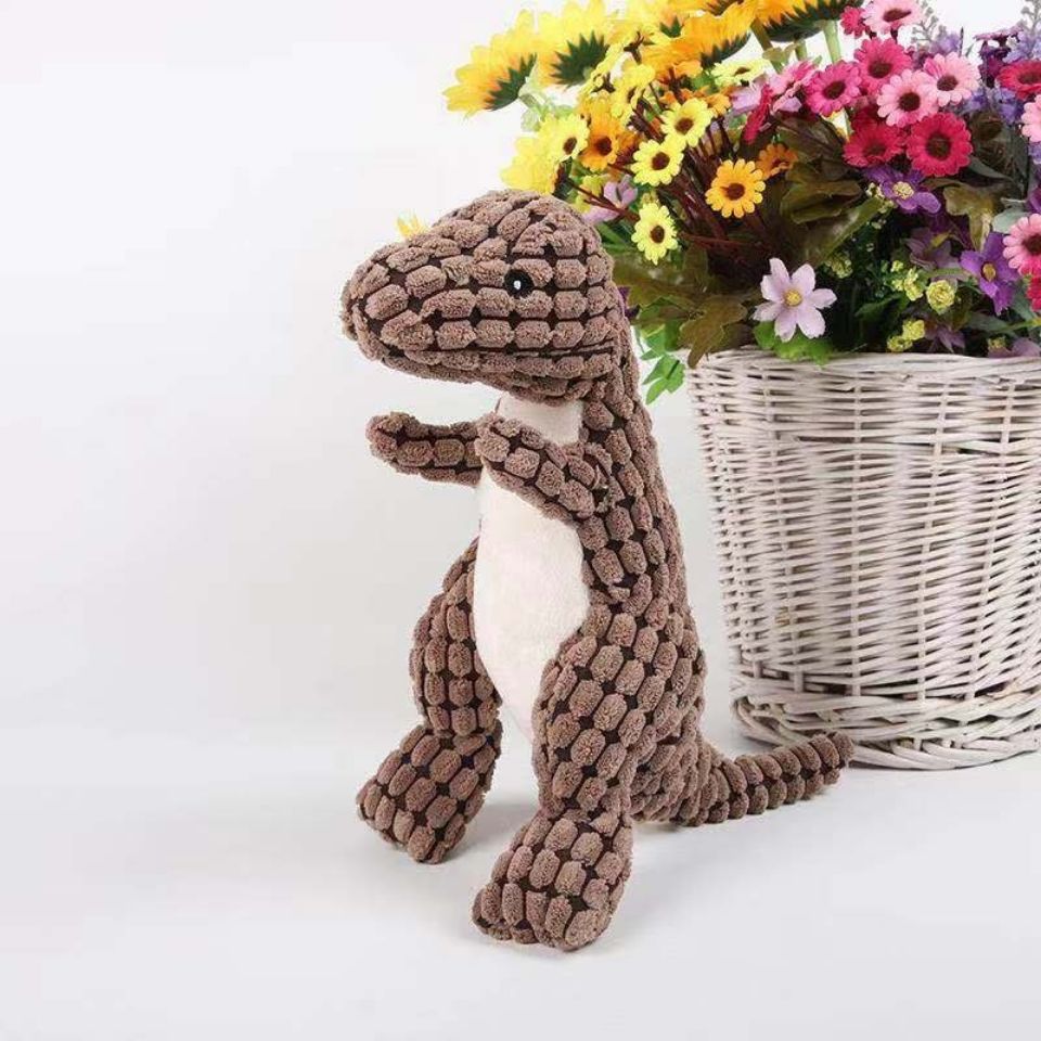 Zachte knuffeldinosaurus voor huisdieren
