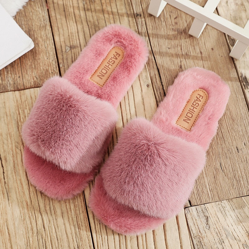 Pluizige pantoffels