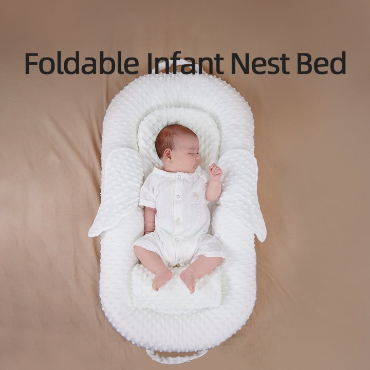 Ergonomisch babynest met rugsteun en mesh-ligvlak