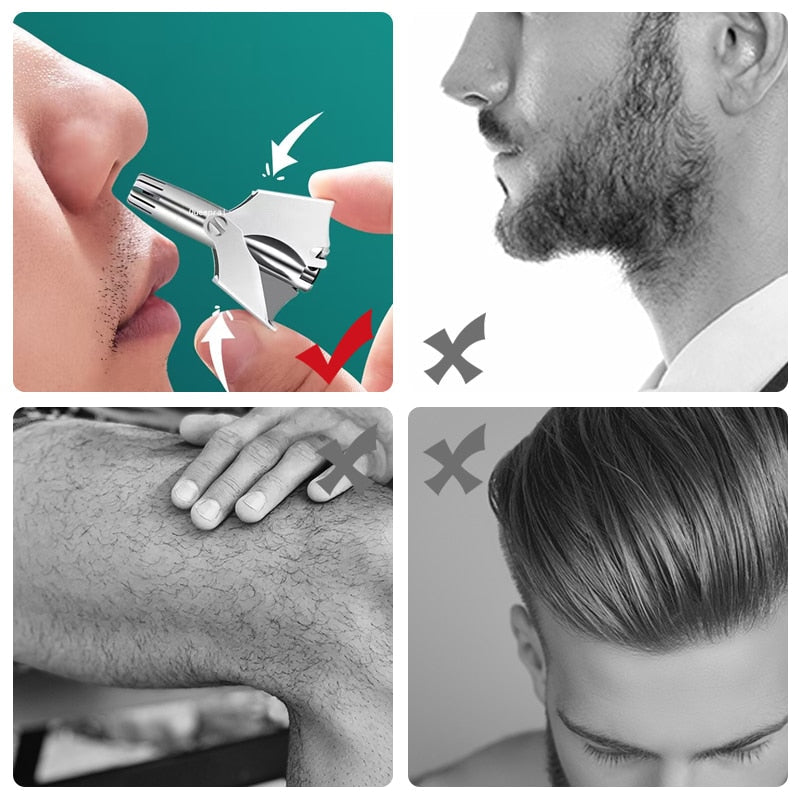 Pro RVS neushaar trimmer — afbeelding 1