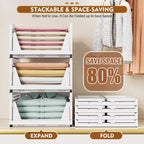 5-Pack stapelbare vouwbare kastopbergdozen