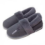 Warme winterpantoffels met imitatiebont