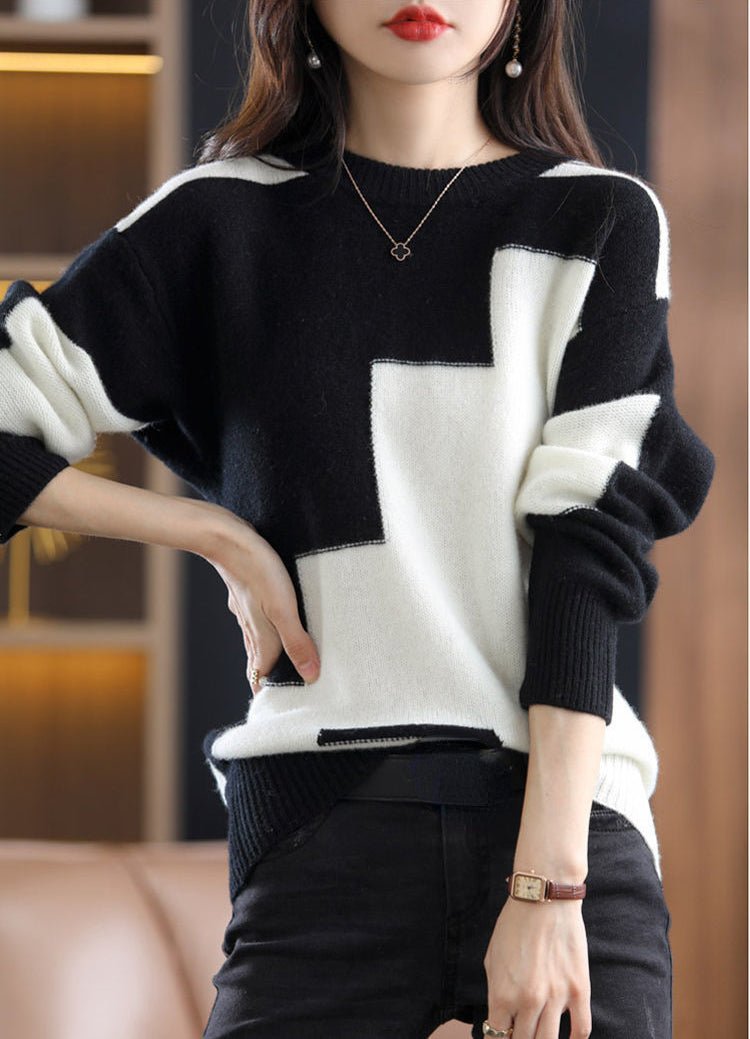 Gebreide casual trui