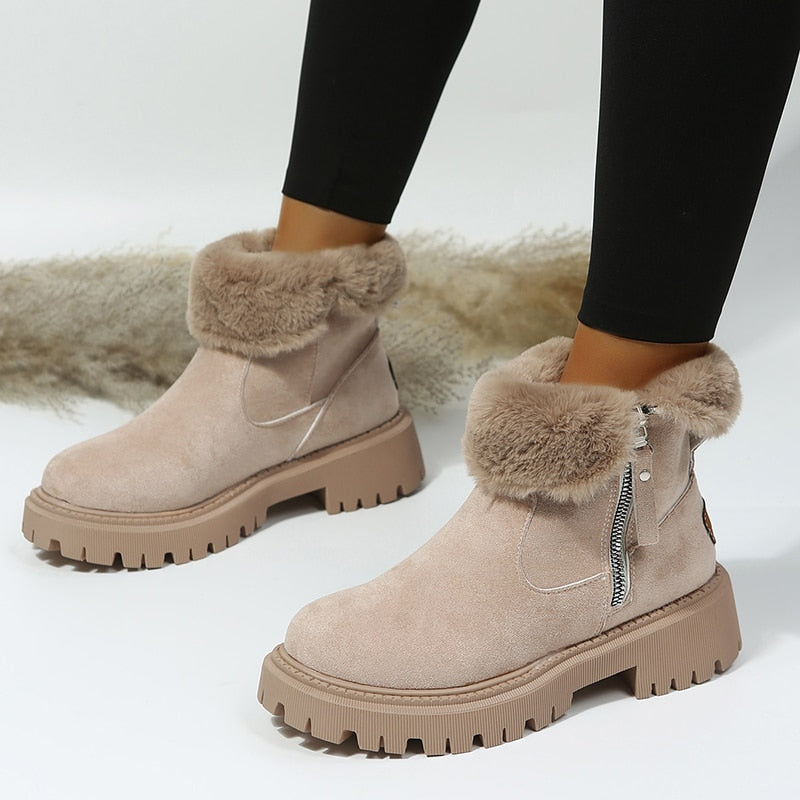 Snowboots met wollen binnenkant voor dames – Noor