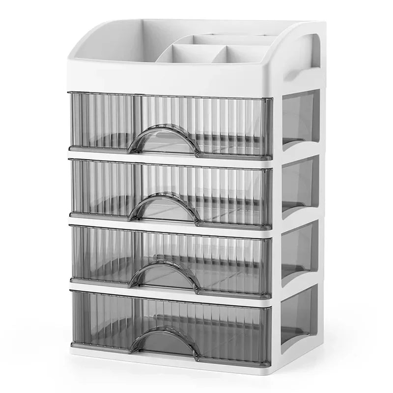 Transparante acryl make-up organizer