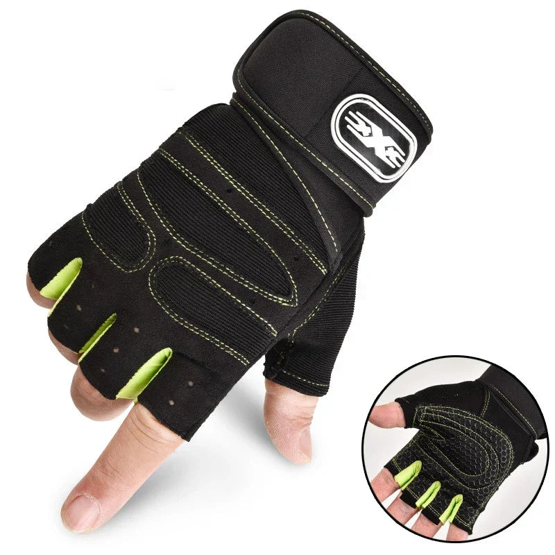 En ondersteunende gym handschoenen